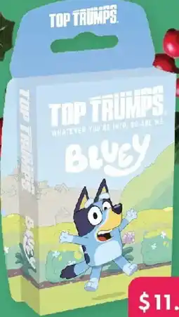 QBD Bluey Top Trumps offer
