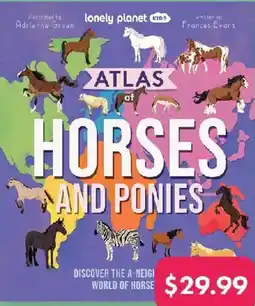 QBD Lonely Planet Kids Atlas Of Horses And Ponies offer