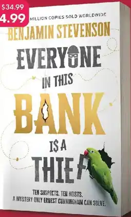 QBD Everyone In This Bank Is A Thief offer