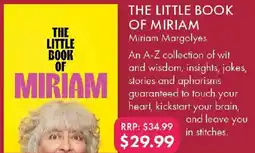 QBD The Little Book of Miriam offer