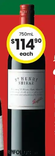The Bottle O St. Henri Shiraz 2019 offer
