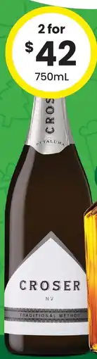 The Bottle O Croser NV Range offer