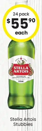 The Bottle O Stella Artois Stubbies offer