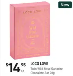 healthylife Loco love twin wild rose ganache chocolate bar offer