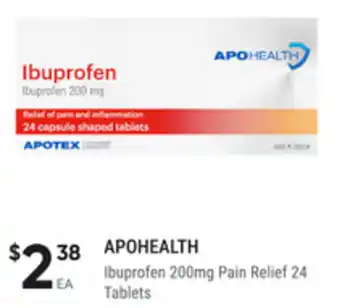 healthylife Apohealth ibuprofen pain relief offer