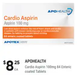 healthylife apohealth cardio aspirin offer