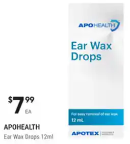 healthylife Apohealth ear wax drops offer