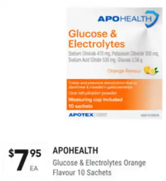 healthylife Apohealth glucose & electrolytes orange flavour offer