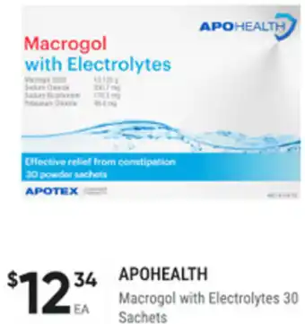healthylife Apohealth macrogol with electrolytes offer