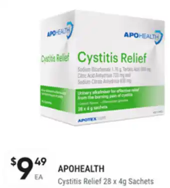 healthylife Apohealth cystitis relief offer