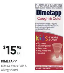healthylife Dimetapp kids 6+ years cold & allergy offer