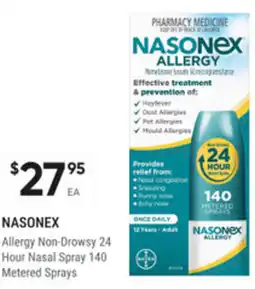 healthylife Nasonex allergy non-drowsy 24 hour nasal spray offer