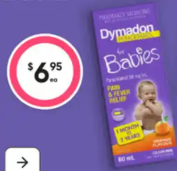 healthylife Dymadon paracetamol babies offer