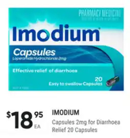 healthylife Imodium Capsules for Diarrhoea Relief offer