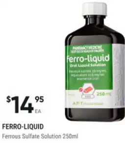 healthylife Ferro-liquid ferrous sulfate solution offer