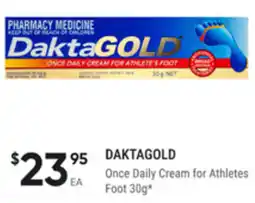 healthylife Daktagold once daily cream for athletes foot offer