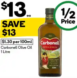 Woolworths Carbonell Olive Oil offer