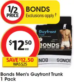 Coles Bonds Men's Guyfront Trunk offer