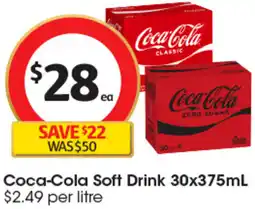 Coles Coca-Cola Soft Drink offer