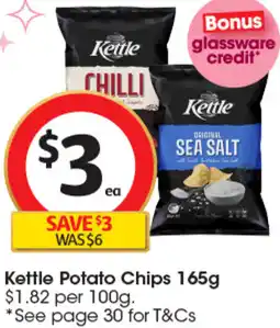 Coles Kettle Potato Chips offer