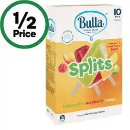 Woolworths Bulla Everyday or Variety Multipacks 472-750ml Pk 8-14 offer