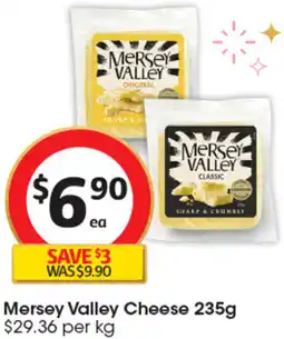 Coles Mersey Valley Cheese offer