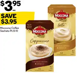 Woolworths Moccona Coffee Sachets offer