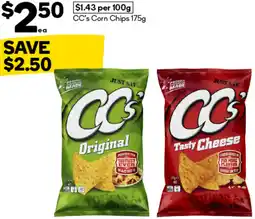 Woolworths CC’s Corn Chips offer