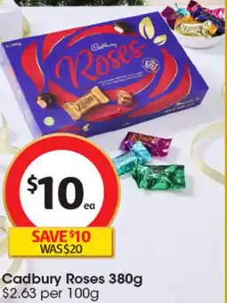 Coles Cadbury Roses offer