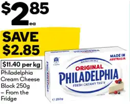 Woolworths Philadelphia Cream Cheese Block offer