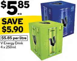 Woolworths V Energy Drink offer