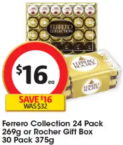 Coles Ferrero Collection or Rocher Gift Box offer