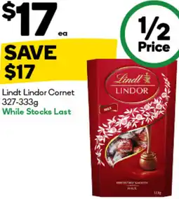 Woolworths Lindt Lindor Cornet offer