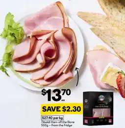 Woolworths Tibaldi Ham off the Bone offer
