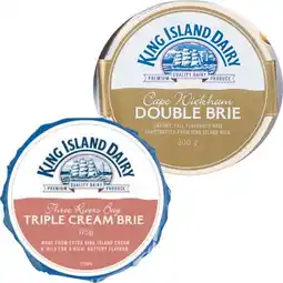 Woolworths King Island Cheese Varieties 175-200g – From the Deli offer