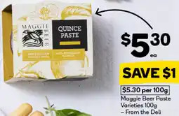 Woolworths Maggie Beer Paste Varieties offer
