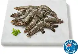 Coles Coles Australian Thawed Raw Extra Large Black Tiger Prawns offer