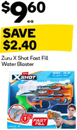 Woolworths Zuru X Shot Fast Fill Water Blaster offer