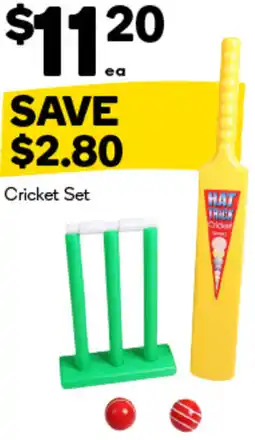Woolworths Cricket Set offer