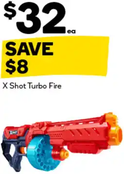 Woolworths X Shot Turbo Fire offer