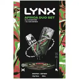 Woolworths Lynx Africa Duo Gift Pack 565ml offer