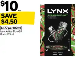 Woolworths Lynx Africa Duo Gift Pack offer
