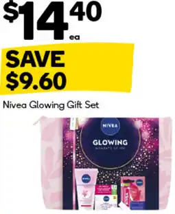 Woolworths Nivea Glowing Gift Set offer