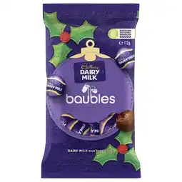 Woolworths Cadbury Dairy Milk Baubles 112-114g offer