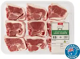 Coles Coles Australian Lamb Loin Chops offer