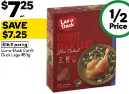 Woolworths Luv-a-Duck Confit Duck Legs offer