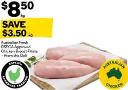 Woolworths Australian Fresh Chicken Breast Fillets offer