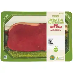 Woolworths Macro Australian Grass Fed Beef Rump Steak 300g offer
