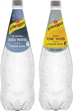 Coles Schweppes Mixers or Soft Drink offer