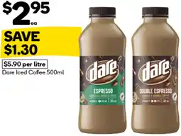 Woolworths Dare Iced Coffee offer